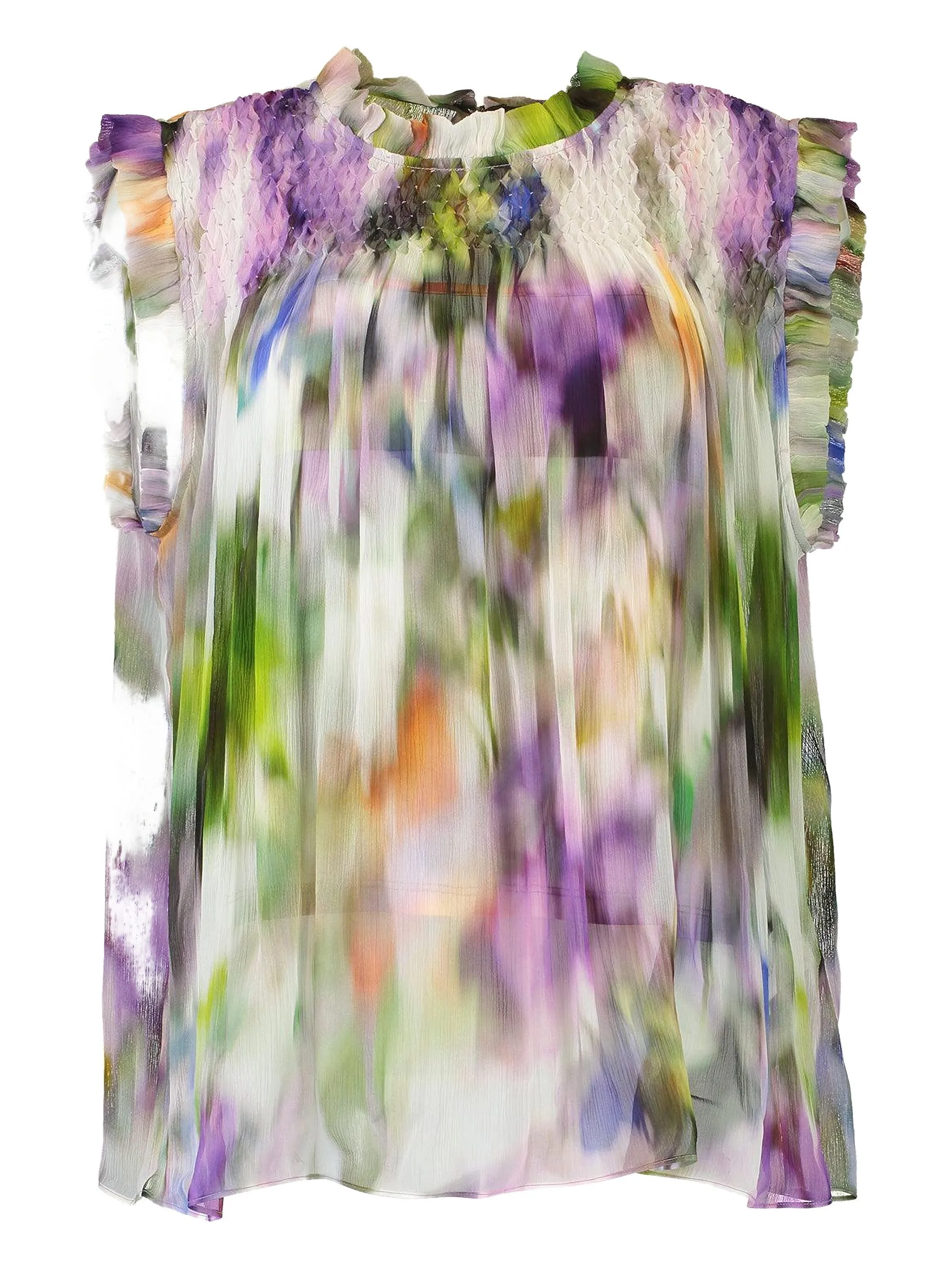 

Топ с оборками от Одетты Christy Lynn, фиолетовый