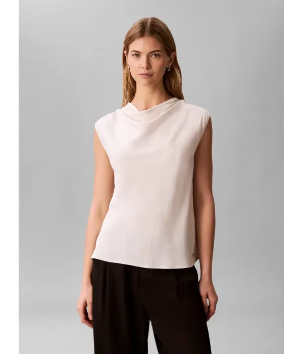 Блуза regular fit Calvin Klein, экрю
