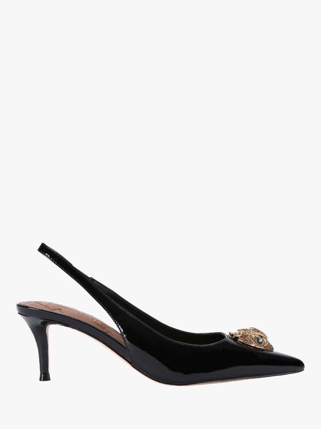 Кожаные туфли-лодочки belgravia eagle с откидной спинкой Kurt Geiger London, черный