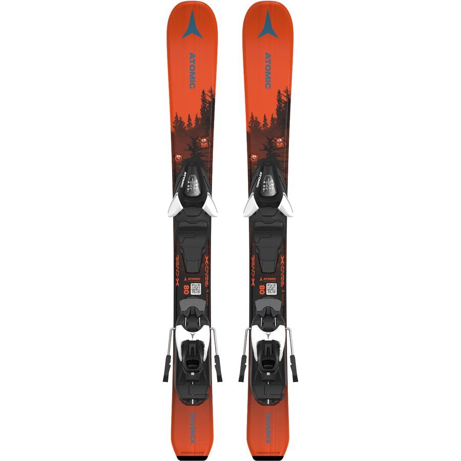 

Лыжи Atomic Maverick Jr 70-90 + C 5 GW Atomic, Orange/Black