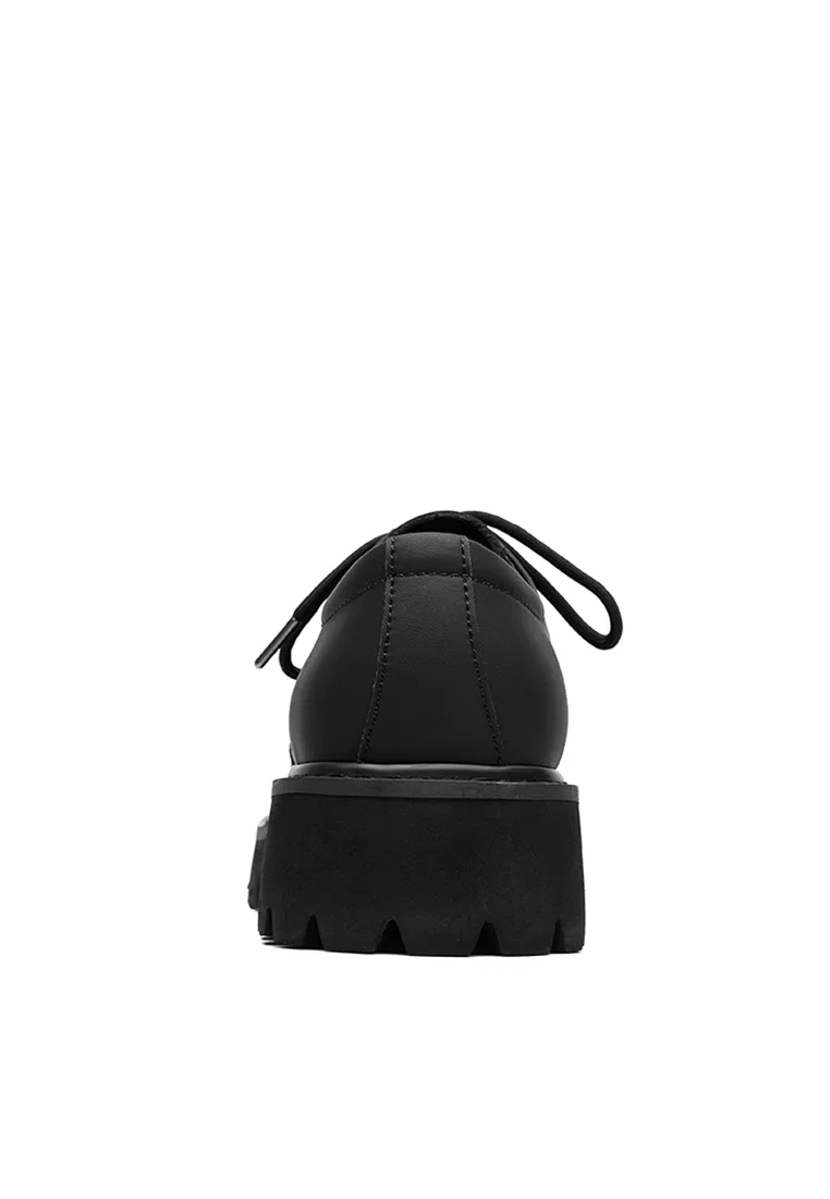 Дерби из искусственной кожи, классические, MC1026 Twenty Eight Shoes, черный — фото 4