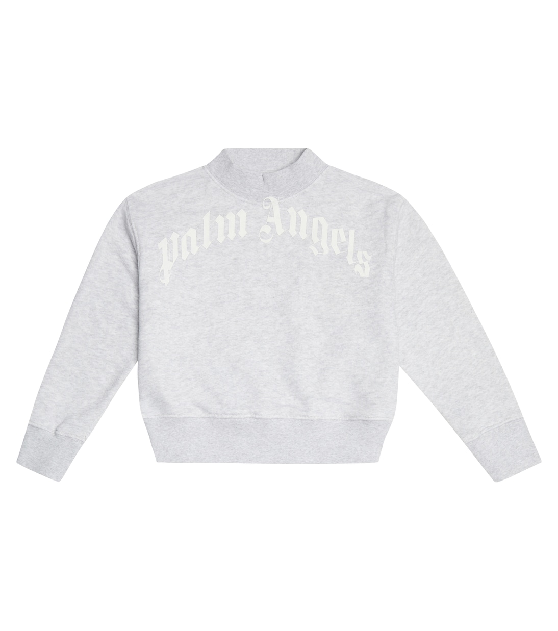 

Толстовка из хлопкового джерси с логотипом Palm Angels Kids, Melange Grey