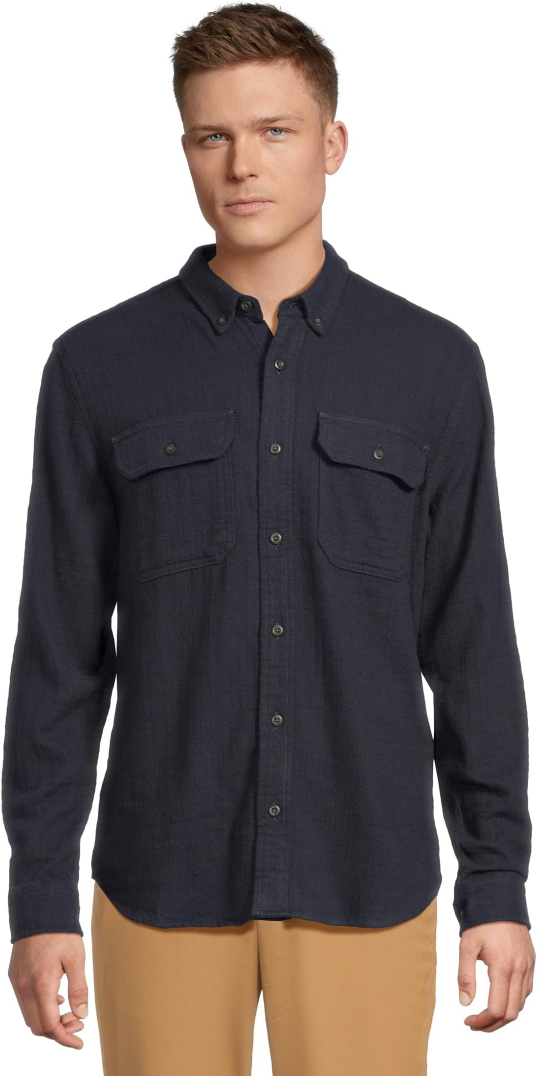 

Мужская полевая фланелевая рубашка образца 1912 года, слегка приталенная, навыпуск L.L.Bean, Classic Navy