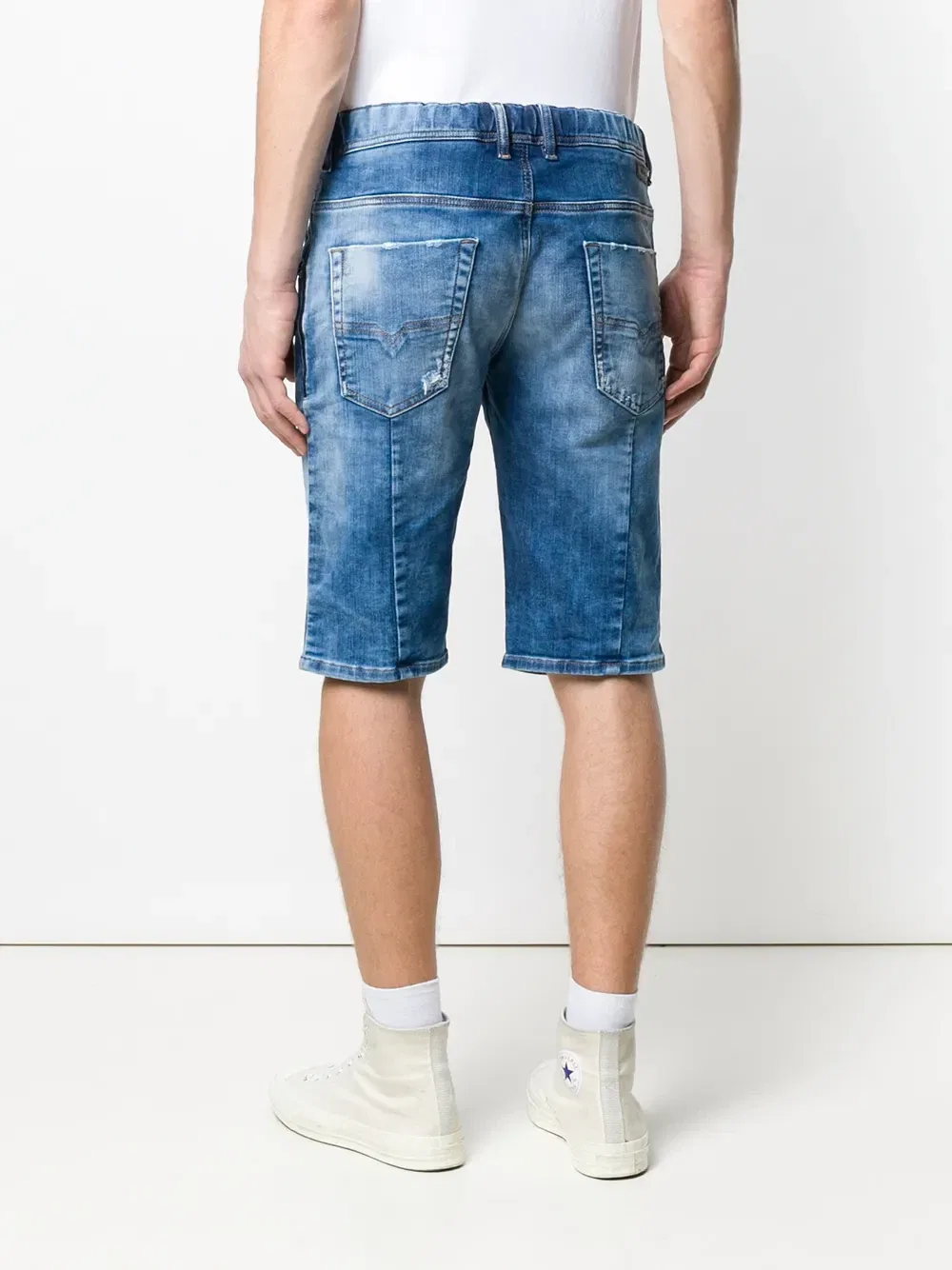 Шорты 'JoggJeans' средней посадки DIESEL, синий — фото 4