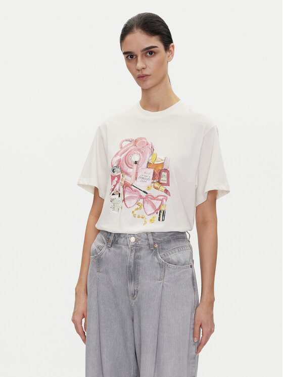 

Футболка обычного кроя Vintage Tee_15 50539107 Hugo, экрю