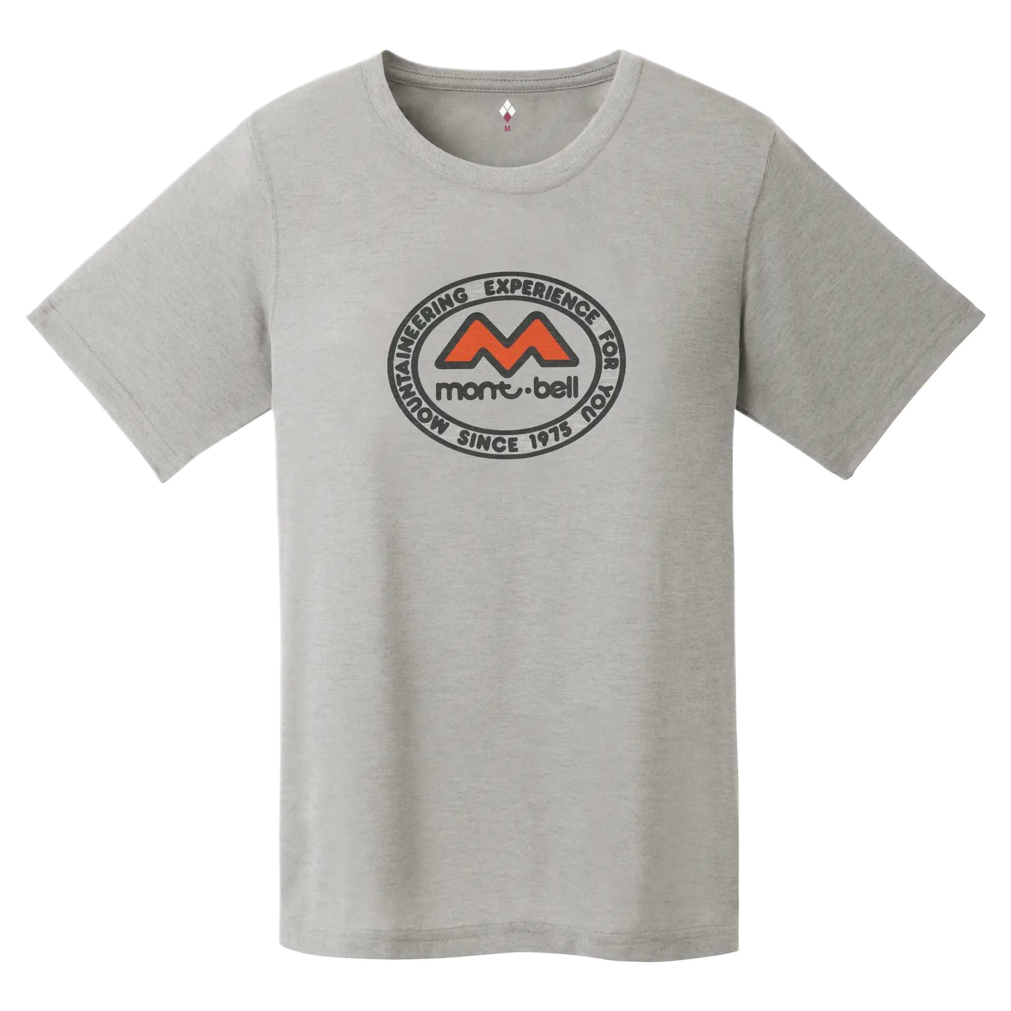 

Обычная футболка женская MONTBELL, светло-серый