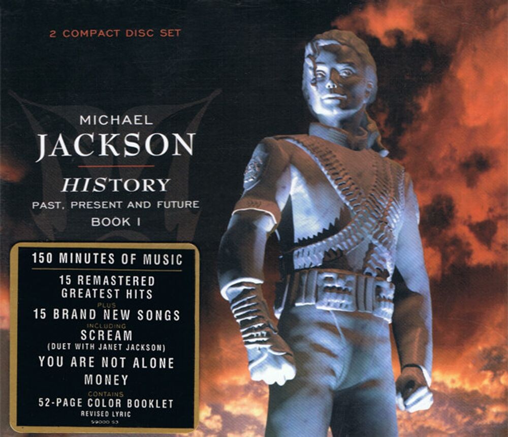 

Диск CD HIStory - Past, Present and Future Book I - Michael Jackson