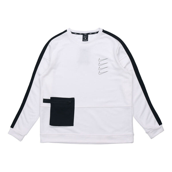 

Толстовка Nike Dri-Fit Men'S Fleece Training Top 'White/Black', белый