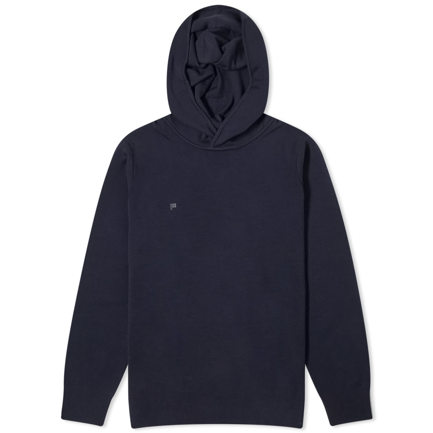 

Худи Pangaia Regenerative Merino Knit Slim Fit, темно-синий
