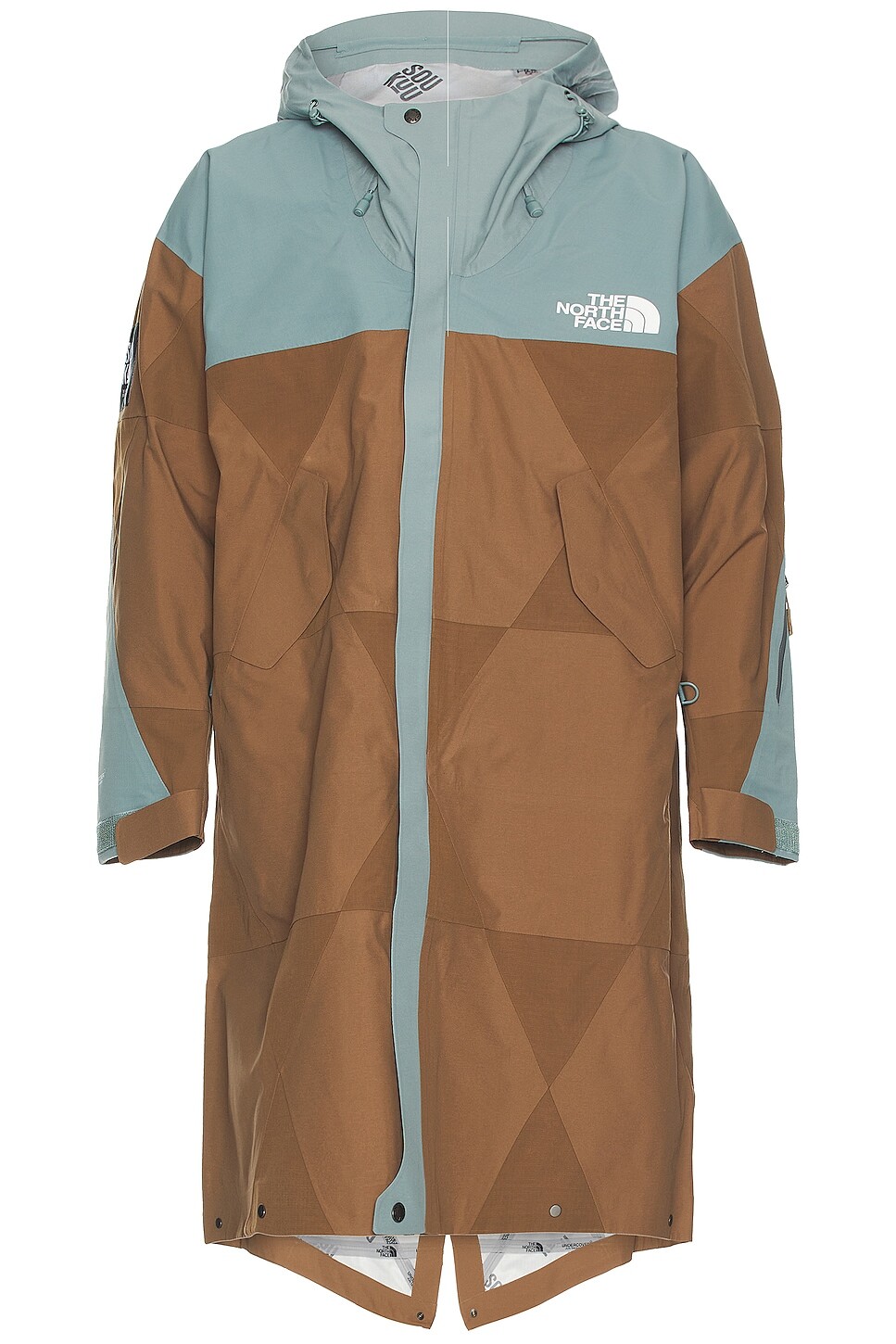 

Куртка The North Face X Project U Geodesic Shell, цвет Concrete Grey & Sepia Brown