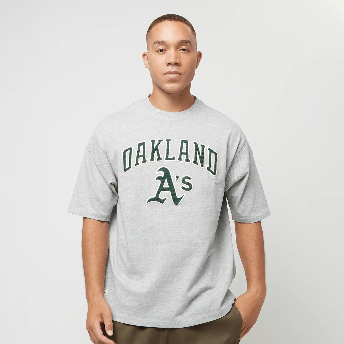 

Футболка New Era MLB Oakland Athletics Rib Infill Oversized Tee, серый
