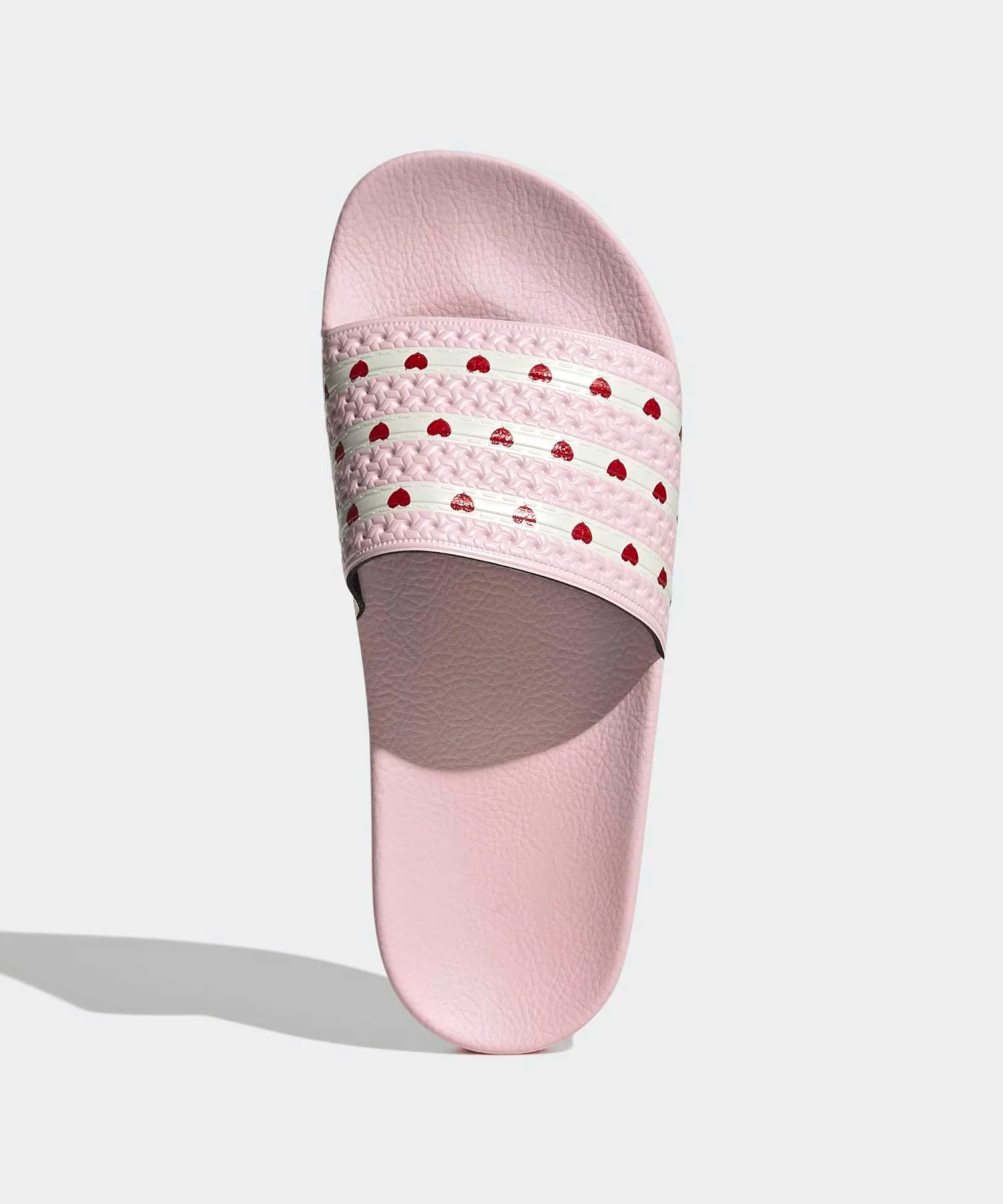 Сандалии-слипоны с сердечками Adilette adidas Originals розовые — фото 2