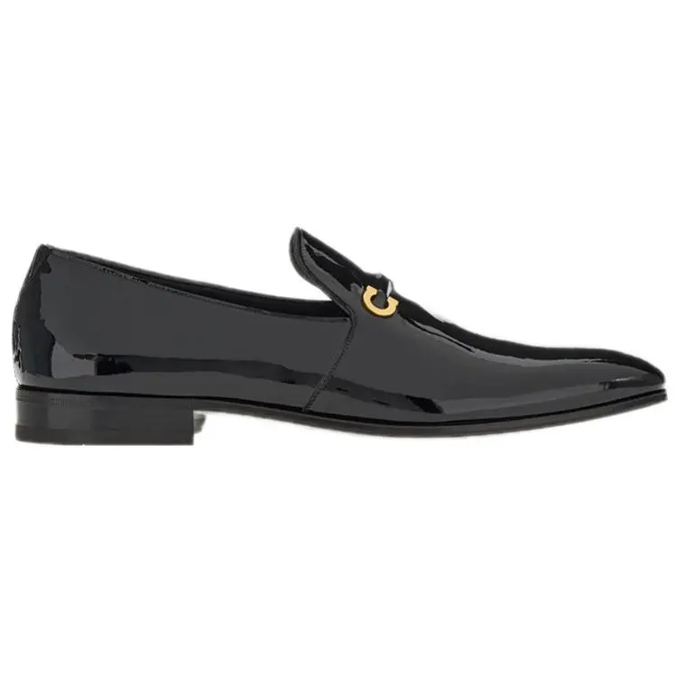 Gancini Men"s Casual Men Low-top Black Ferragamo — фото 2