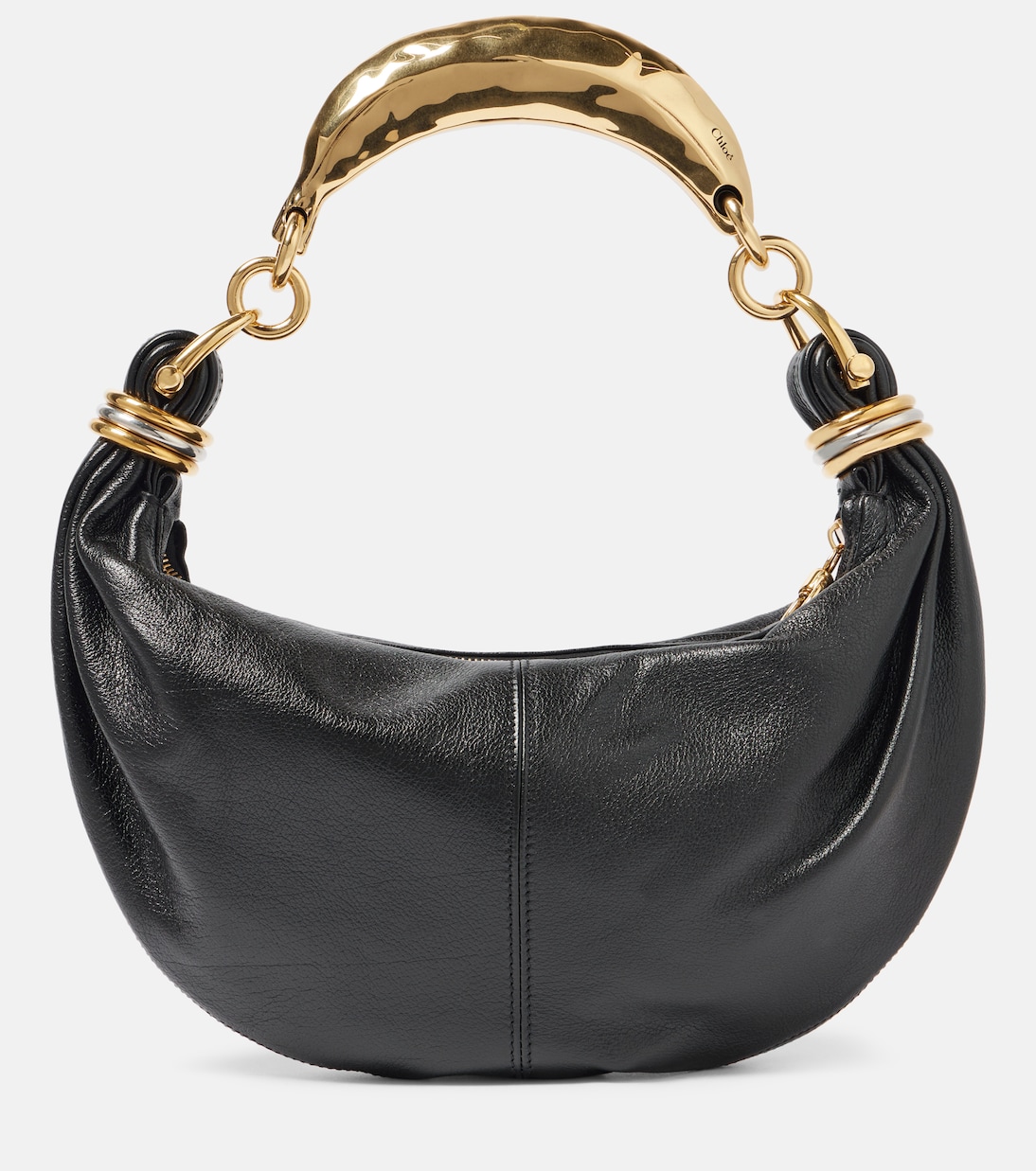 

Сумка через плечо Banana Small из кожи Chloé, черный