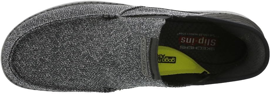 Мужские лоферы Skechers Melson Bentin, черный — фото 2