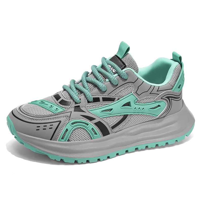 

TEXWOOD Ударопрочные кроссовки Casual низкие мужские серо-зеленые, цвет Gray Green