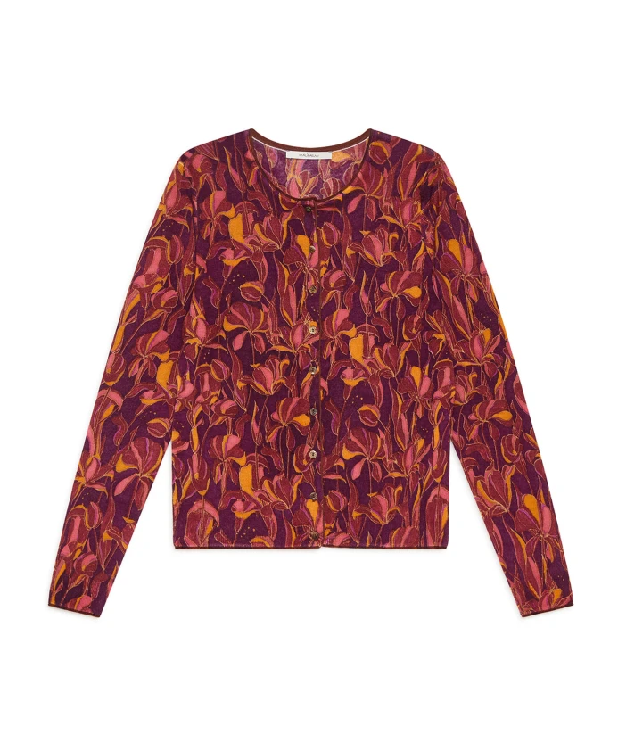 

Кардиган с принтом Maliparmi, красный