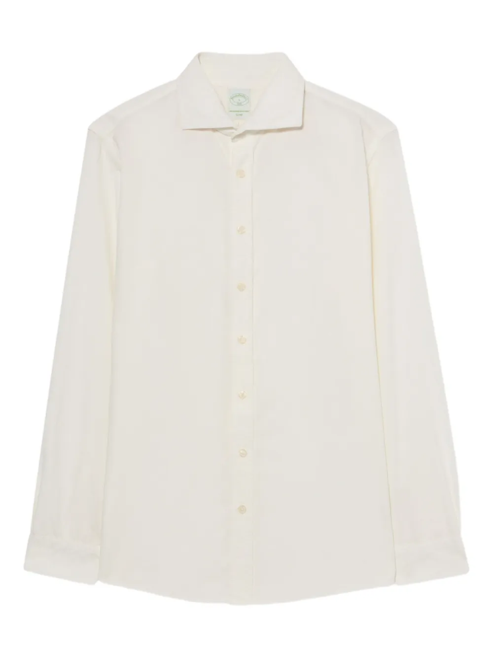 

Рубашка узкого кроя Brooks Brothers, нейтральный