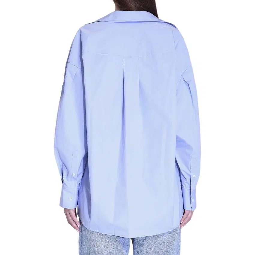Оверсайз рубашка Alexander Wang, Blue — фото 3