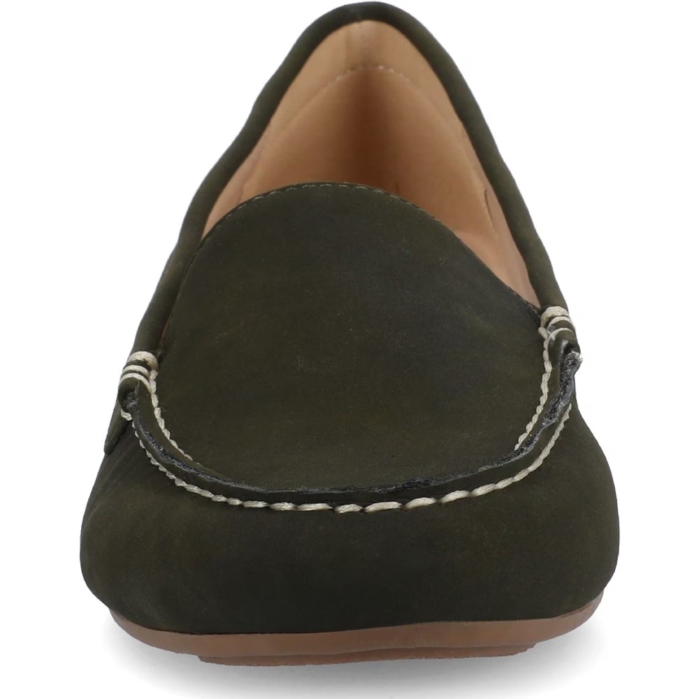 Женские мокасины oreta driving loafer Journee, зеленый — фото 3