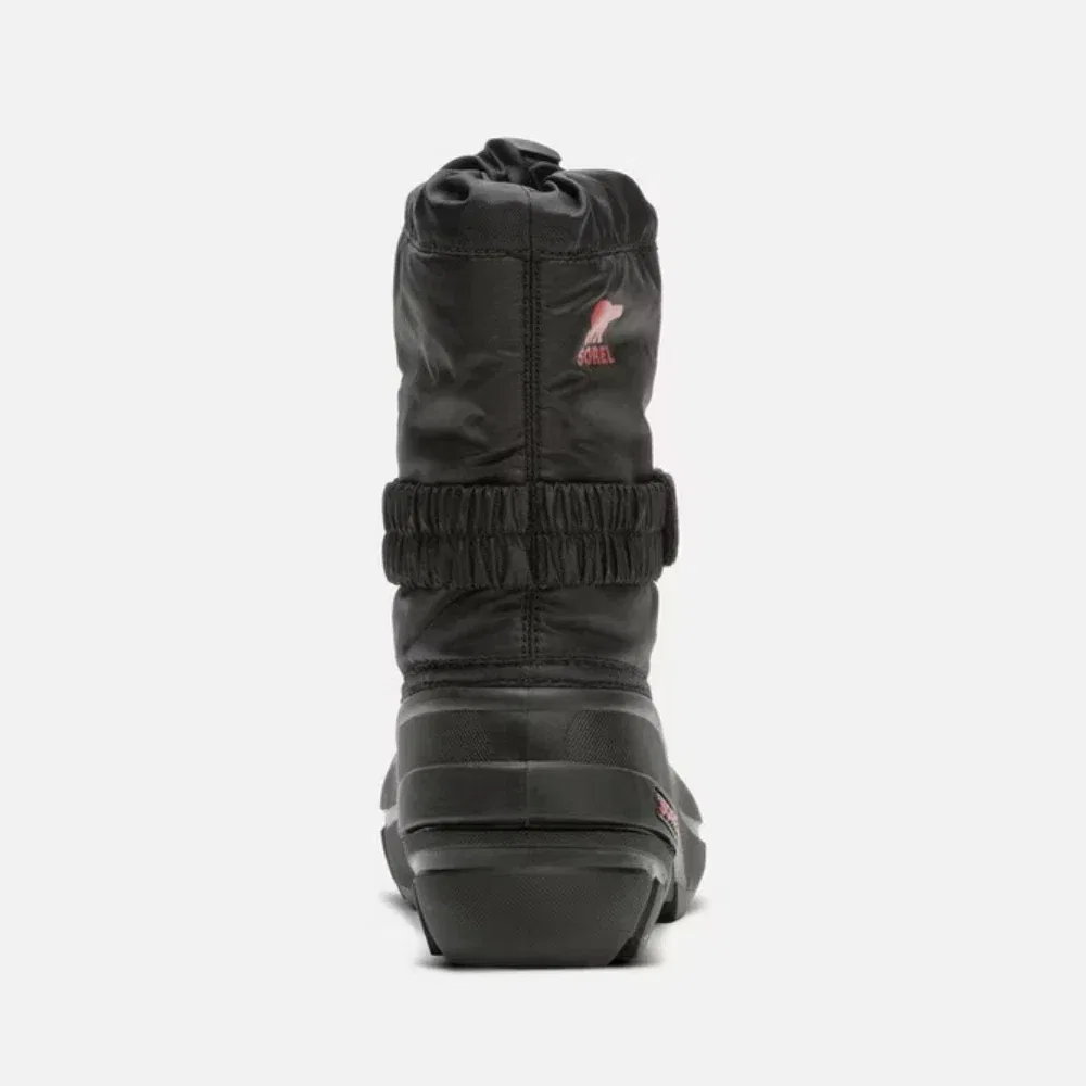 Детские зимние ботинки Sorel Flurry NY15, черные, водонепроницаемые, утепленные, VER1136 — фото 4