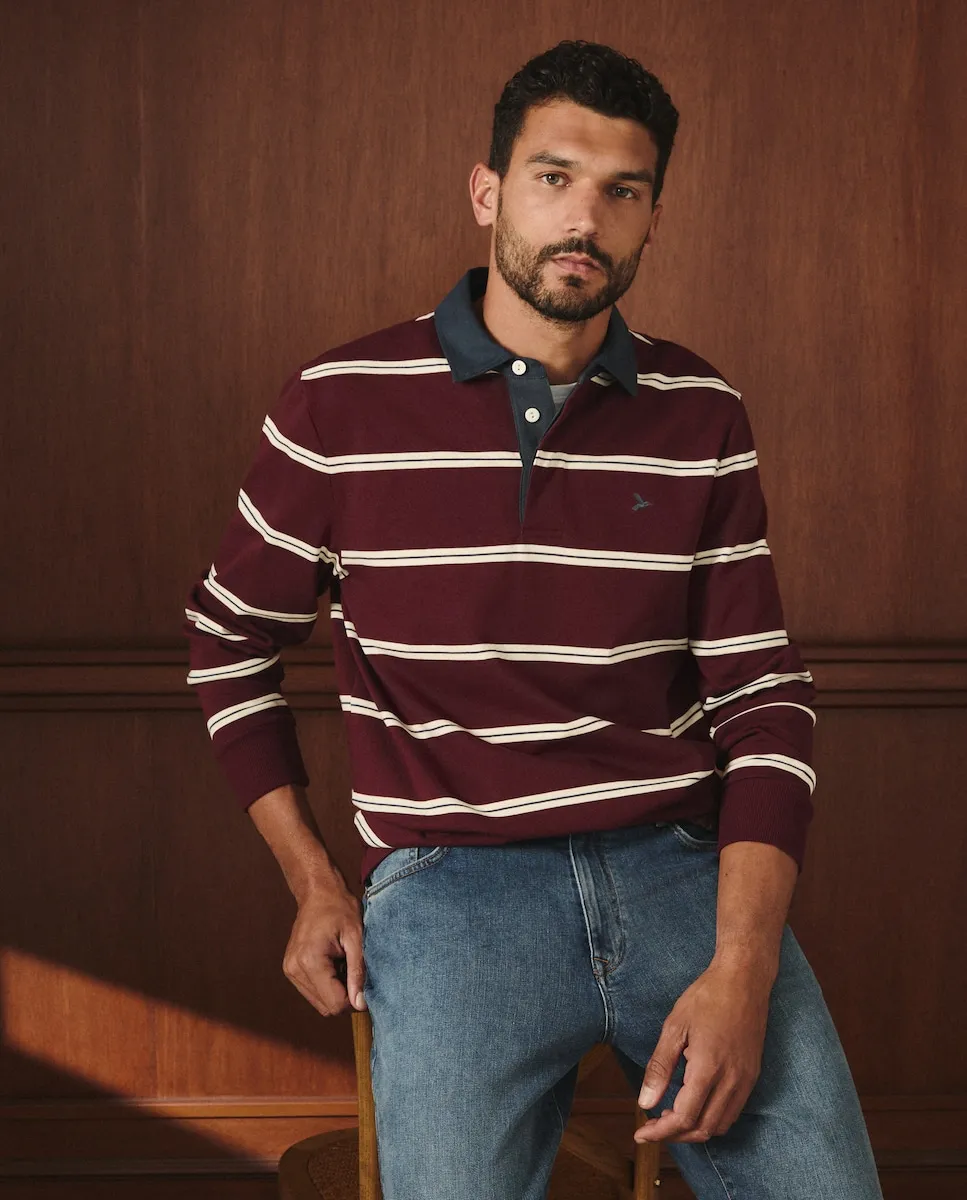 

Мужская рубашка-поло для регби с длинным рукавом Lloyd's, мультиколор