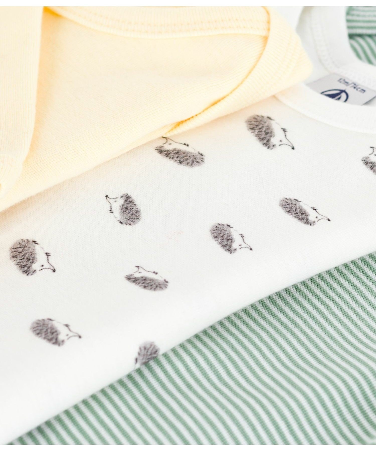 Боди с длинными рукавами (комплект из 3 предметов) PETIT BATEAU, Multicolor 1 — фото 3