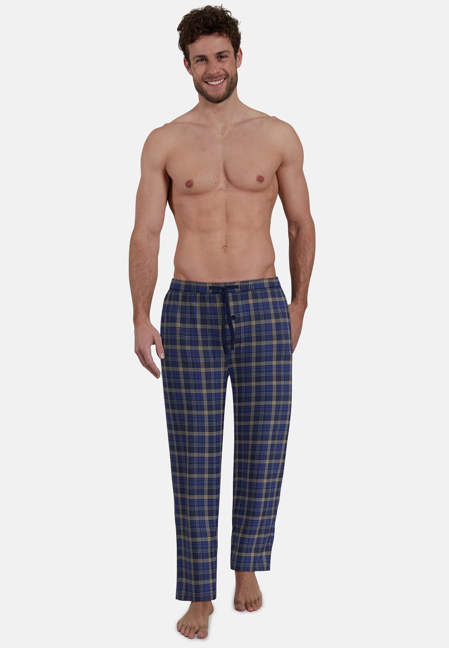 

Пижамные брюки Götzburg Pyjama bottoms, Blau Mittel Karo/Blue
