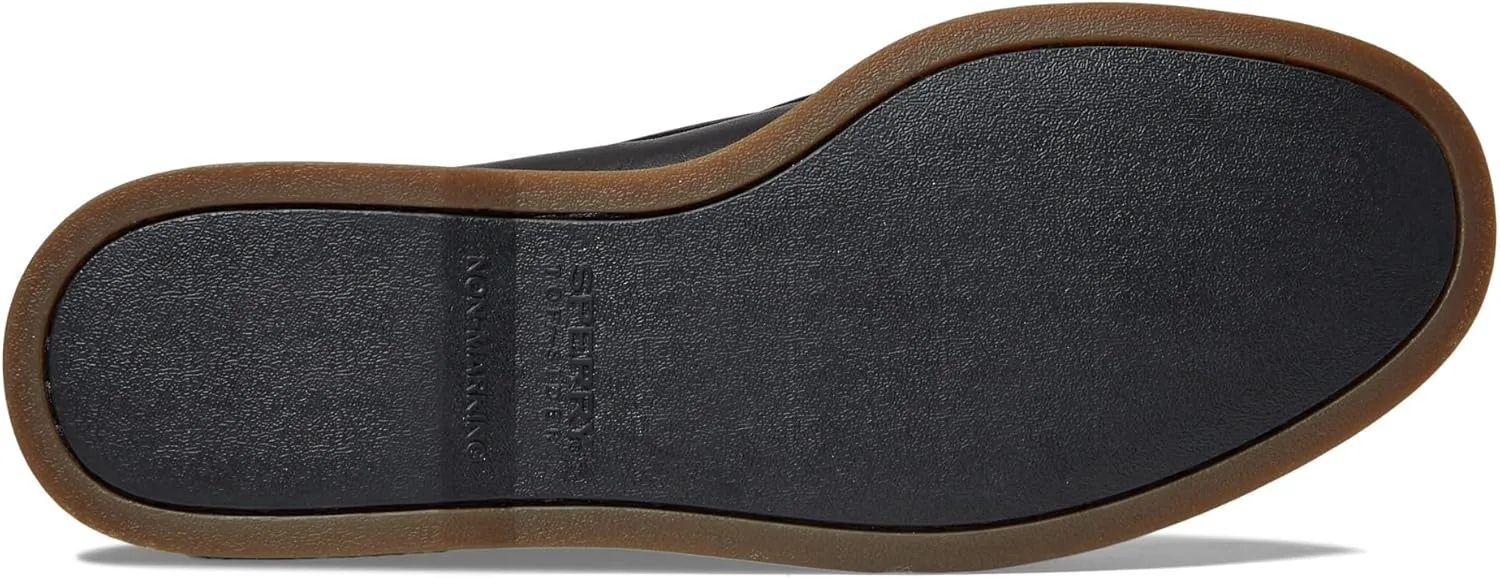 Мужские мокасины Sperry A/O с двумя отверстиями и перекрестной шнуровкой, черный — фото 4