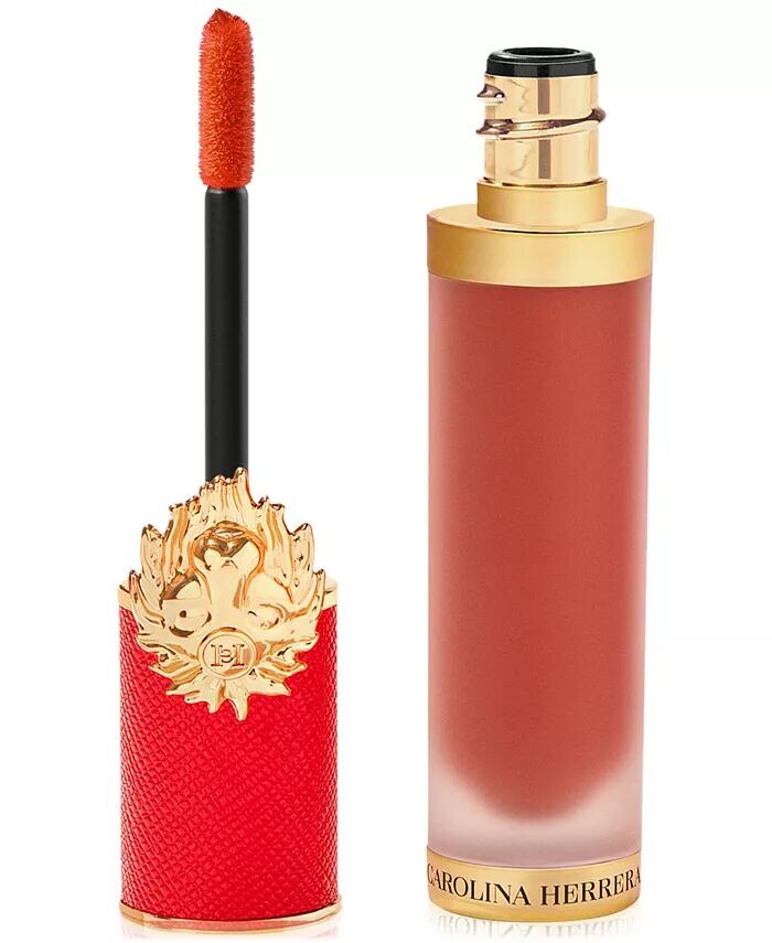 

Матовая жидкая губная помада Good Girl Velvet Matte Liquid Lipstick Carolina Herrera, цвет 543 - Nude Earthy Spirit