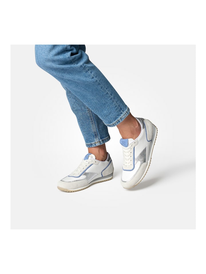 Кроссовки на шнуровке Paul Green Sneaker, цвет Weiß Kombi — фото 4