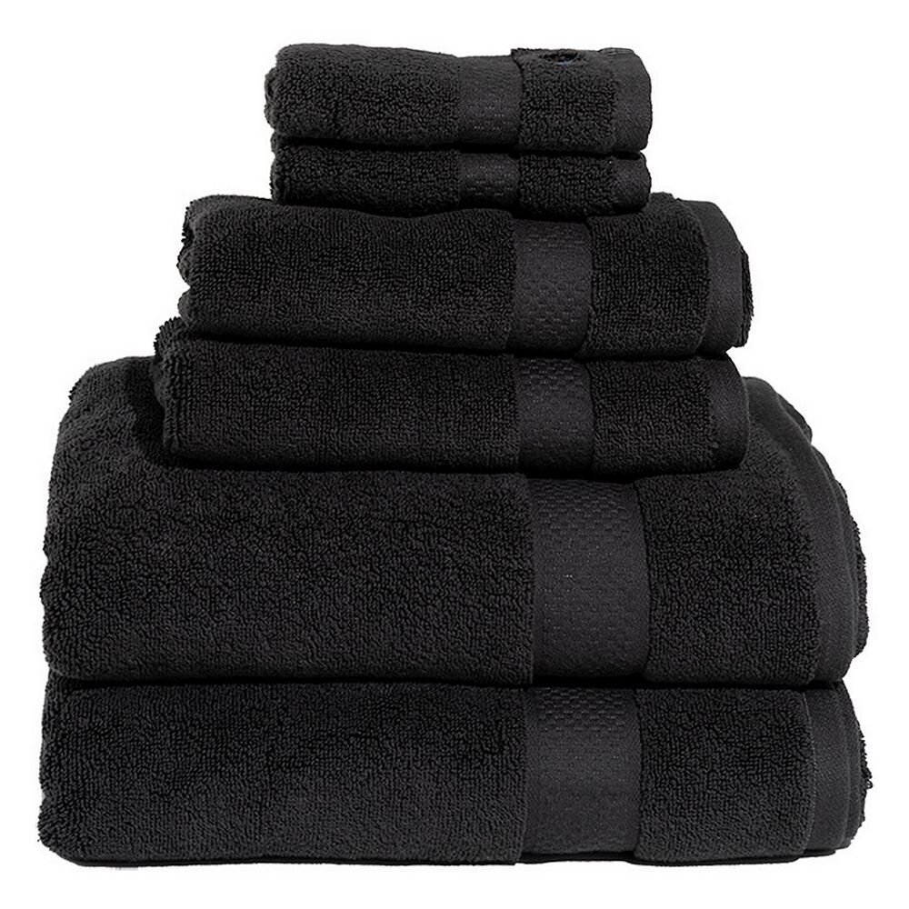 

Набор полотенец Royal Velvet Signature Solid из 6 предметов, черный