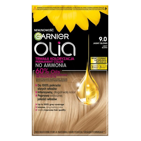 

Краска для волос Garnier Olia, светло-русый 9.0