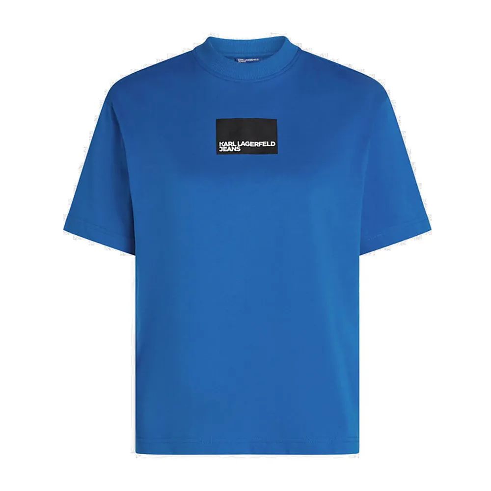 

Футболка с коротким рукавом Karl Lagerfeld Reg Box Logo, синий