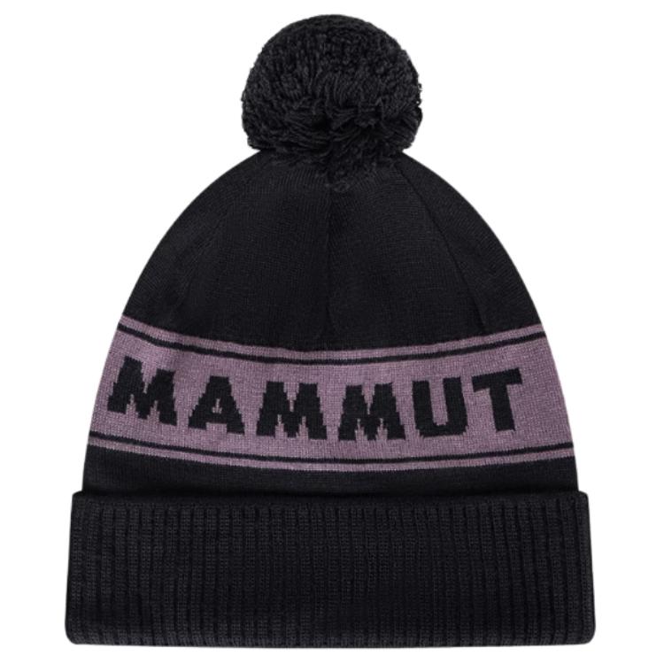 

MAMMUT Шерстяная вязаная шапка унисекс разноцветная, Black-Twilight Mountain Purple