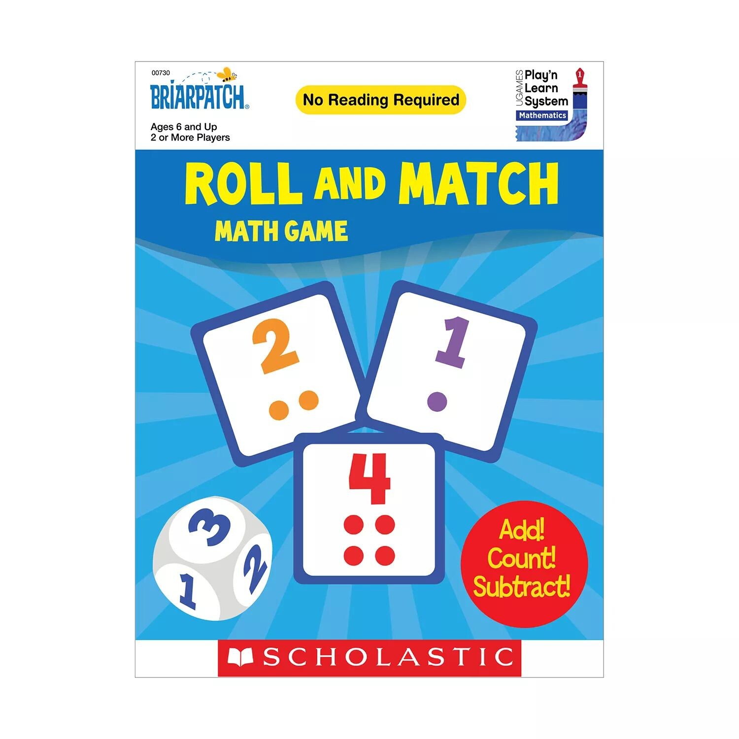 

Учебная математическая игра Briarpatch Roll and Match Briarpatch