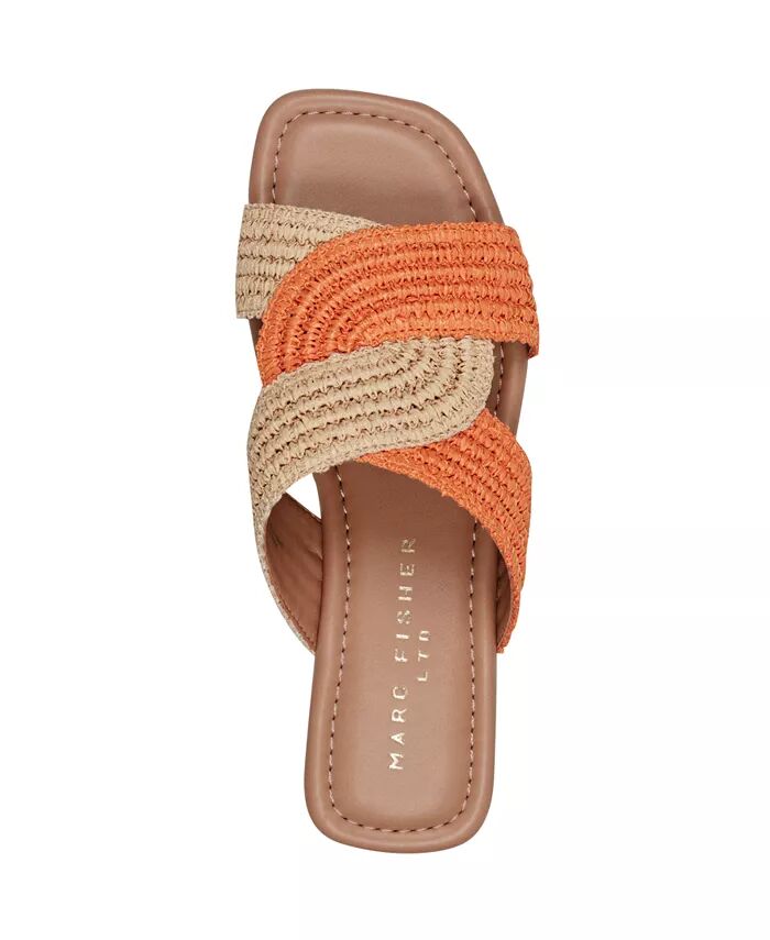 Женские сандалии Navie Slip-On Flat Marc Fisher LTD, оранжевый — фото 4