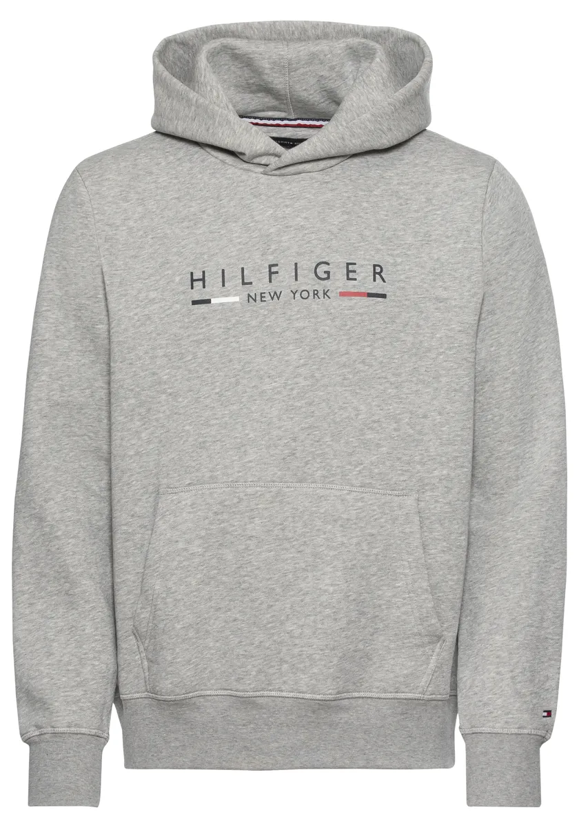 

Толстовка Tommy Hilfiger "HILFIGER NEW YORK HOODY", с карманом-кенгуру, серый