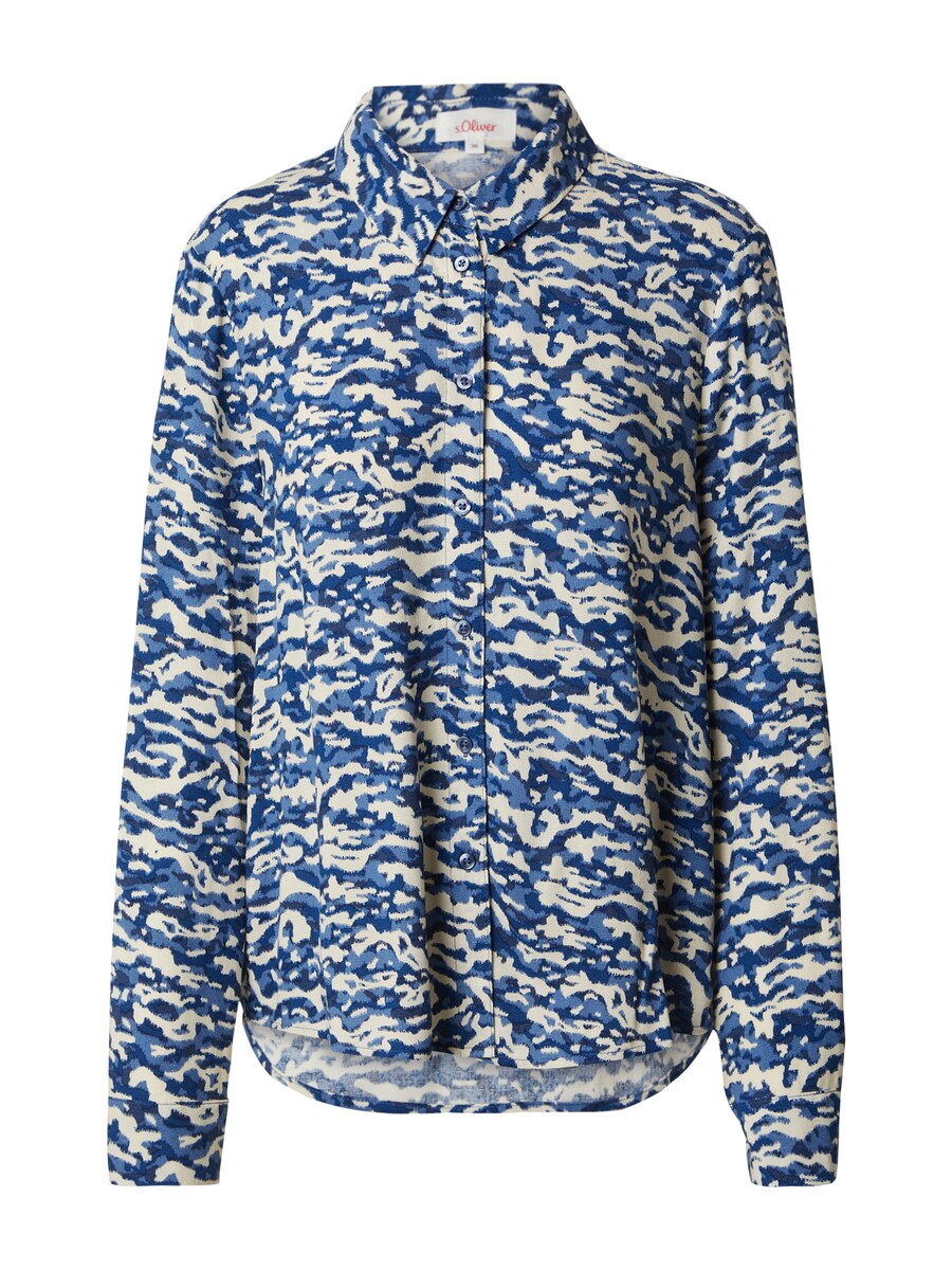 

Блузка s.Oliver, цвет Blue/Light blue/White