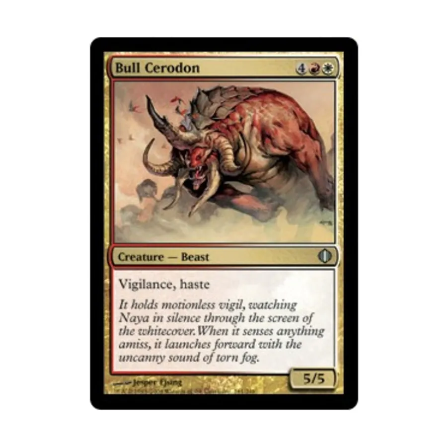 

CCG Бык Церодон (U) (Фольга), MTG - Shards of Alara