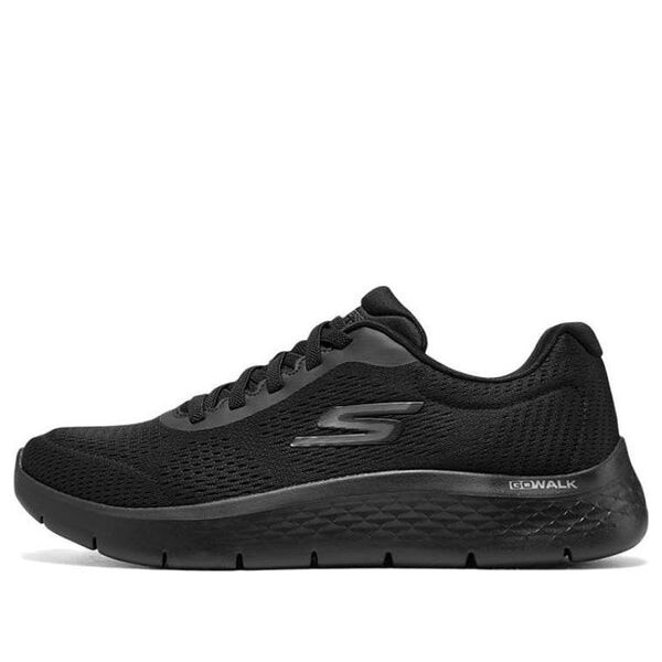 

Кроссовки go walk flex 'black' Skechers, черный