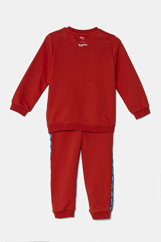 Детский спортивный костюм X Hot Wheels Minicats Crew Set TR Puma, красный — фото 2