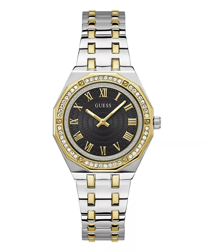 

Женские аналоговые часы из нержавеющей стали, двухцветные, 36 мм GUESS