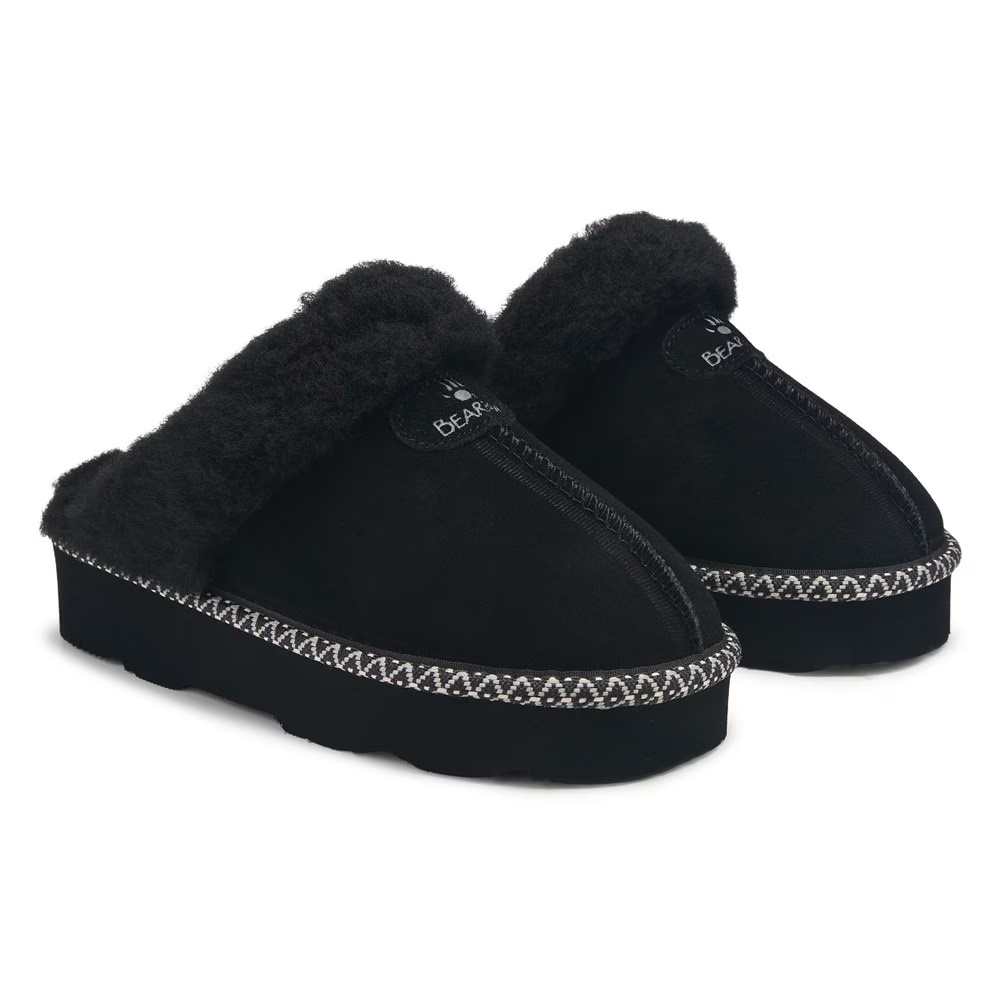 Тапочки на платформе Loki Bearpaw, black