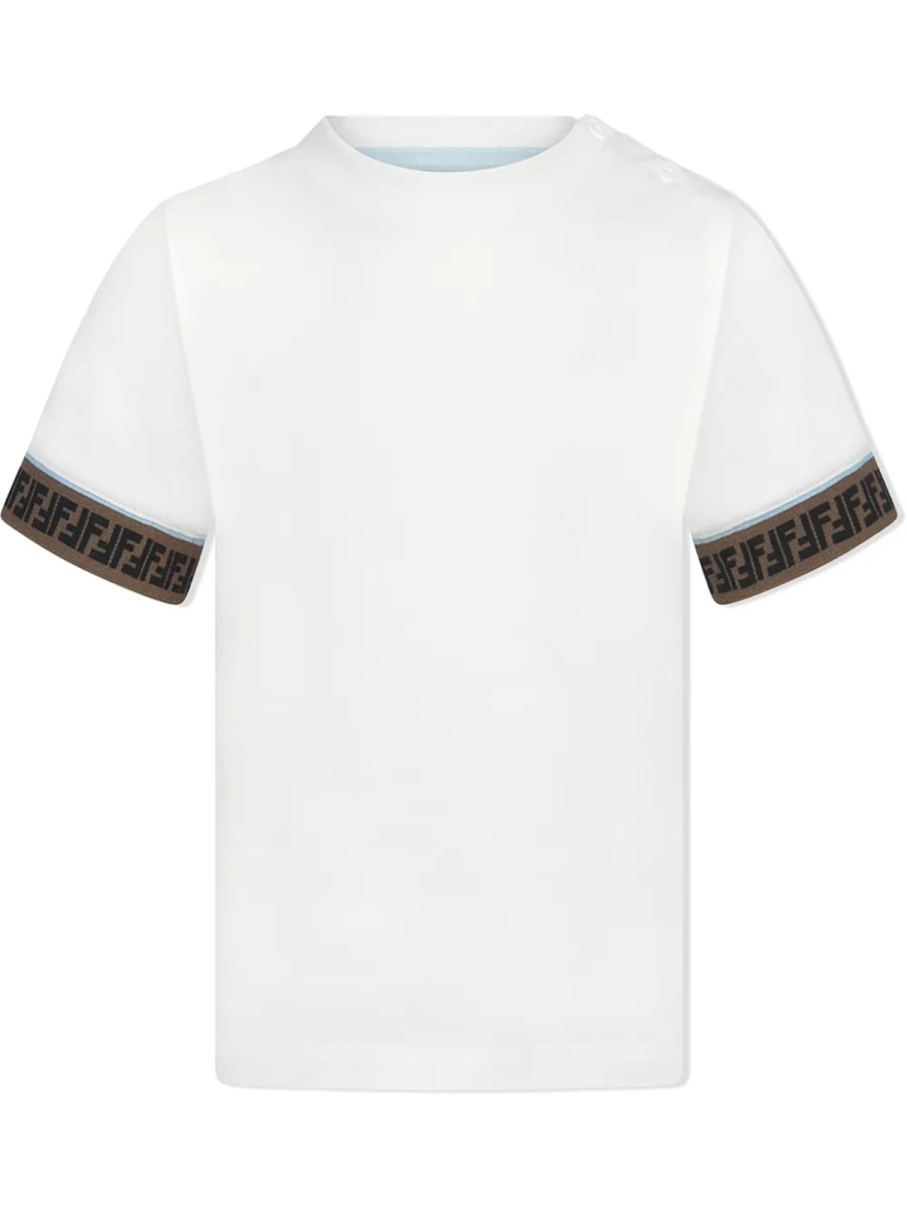 

Футболка с логотипом Fendi Kids, белый