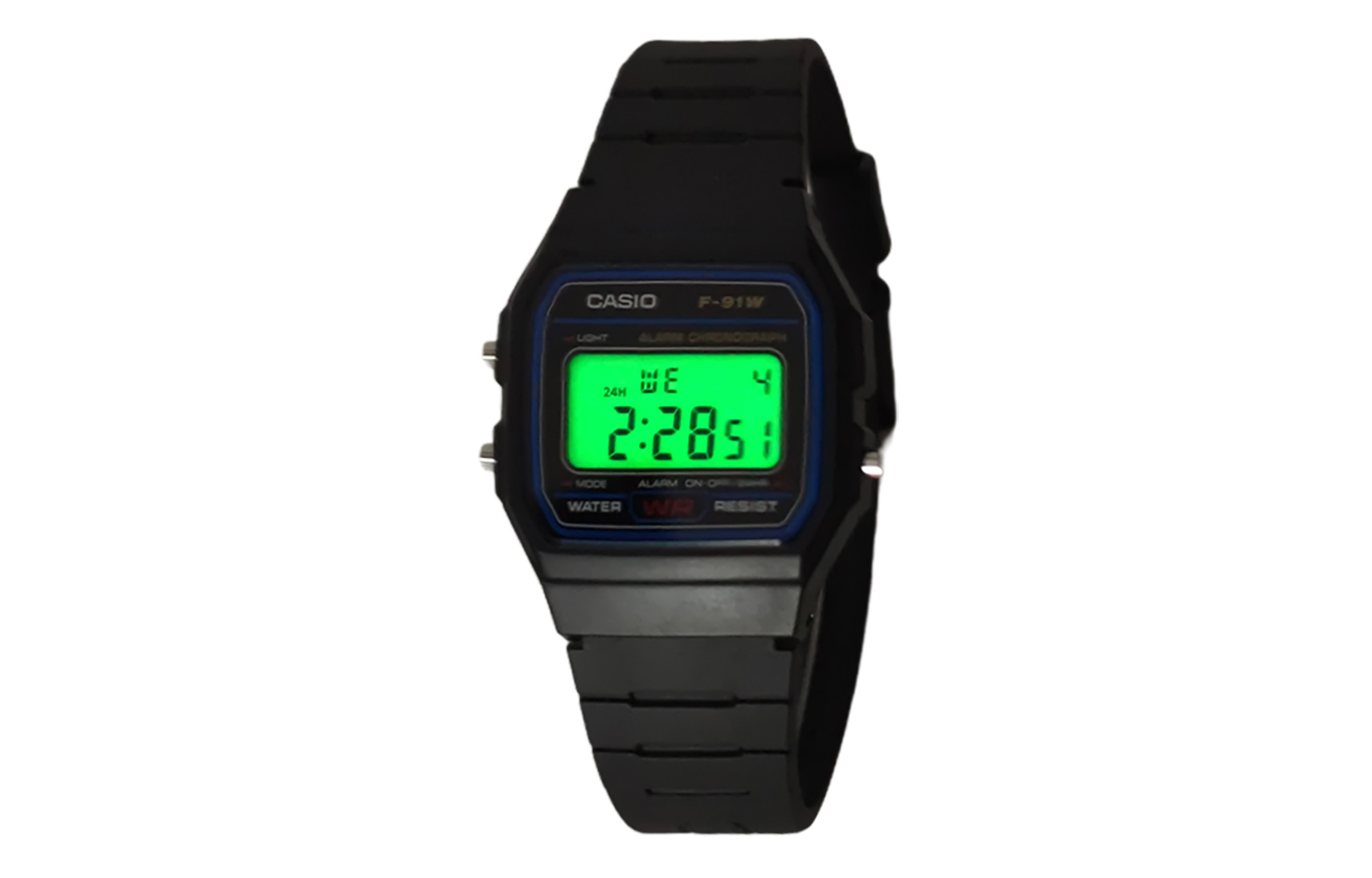 

CASIO Часы Retrofit Series Quartz Movement Resin Strap Watch Unisex Black Dial