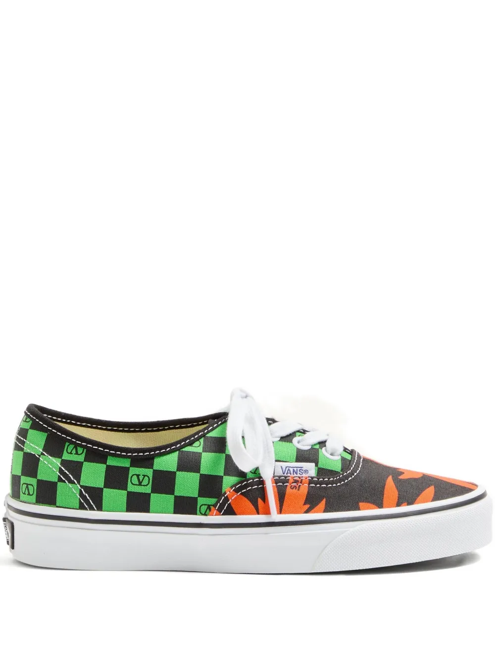 Кеды в клетку из коллаборации с Vans VALENTINO GARAVANI, зеленый