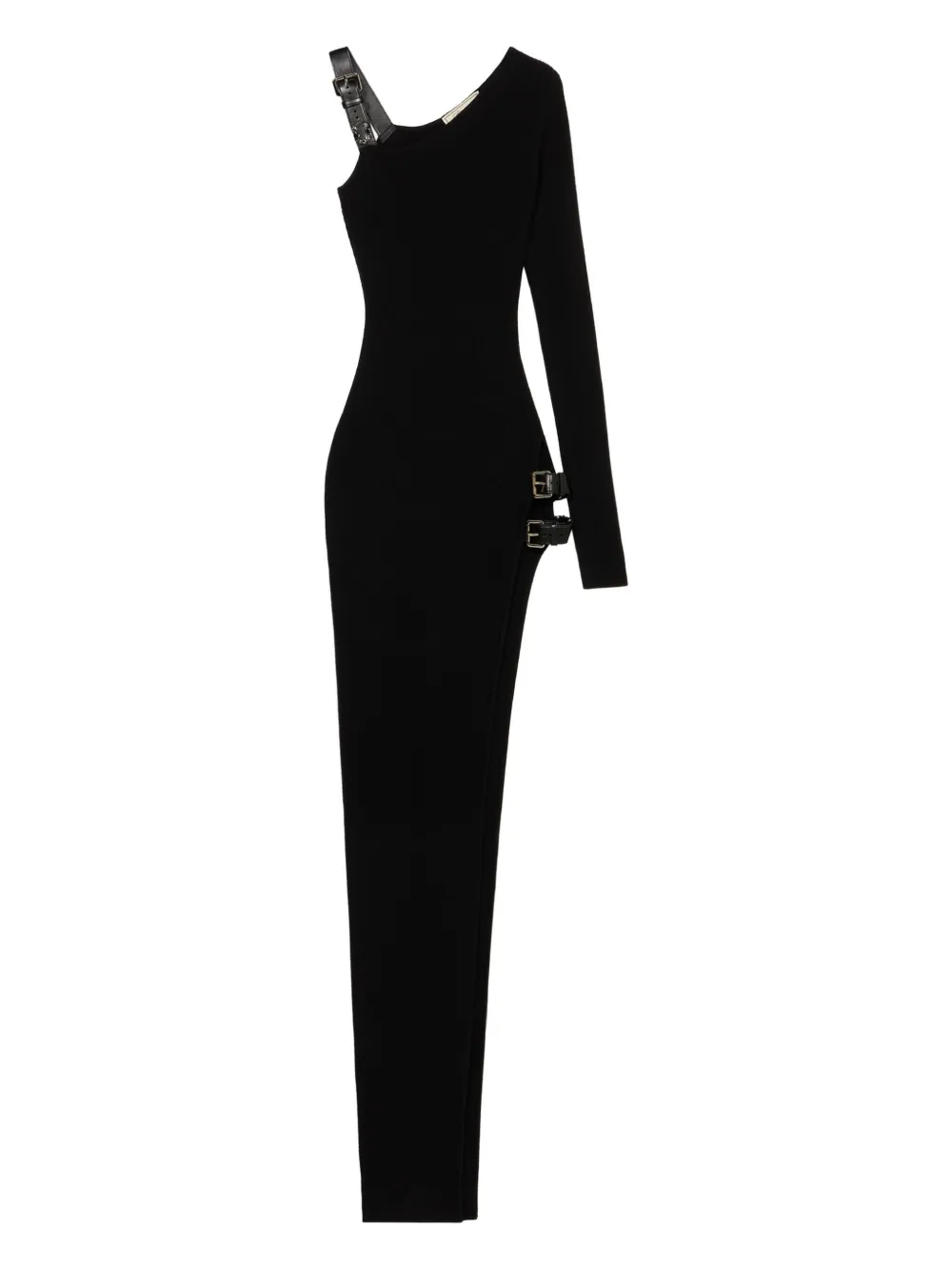 

Платье асимметричного кроя BLUMARINE, черный