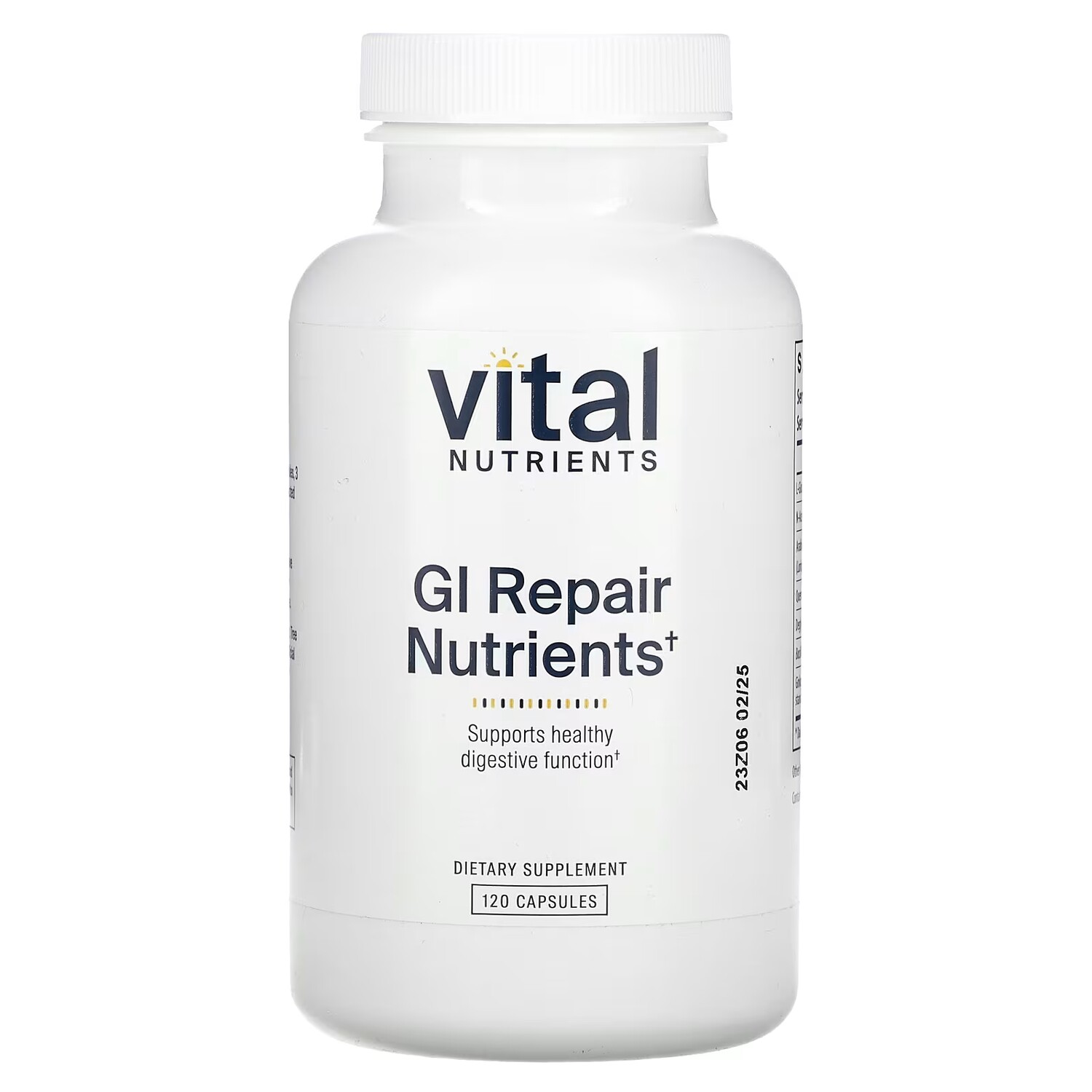 

Добавка Vital Nutrients GI Repair Nutrients, 120 капсул