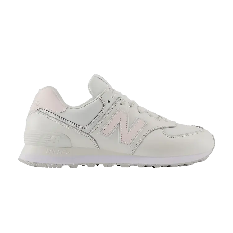 Кроссовки New Balance Wmns 574 'Cream Leather Pink', кремовый